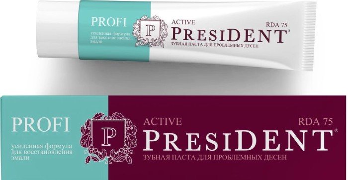 PresiDENT PROFI Active Зубная паста для проблемных десен 100 мл