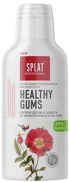 Антибактериальный ополаскиватель для полости рта SPLAT HEALTHY GUMS ЗДОРОВЬЕ ДЁСЕН и защита от кровоточивости, 275 мл