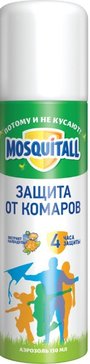 Mosquitall защита для взрослых аэрозоль от комаров 150мл