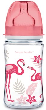 Canpol babies бутылочка 3+ антиколиковая с широким горлышком 240мл 35/227 250989382 easystart jungle