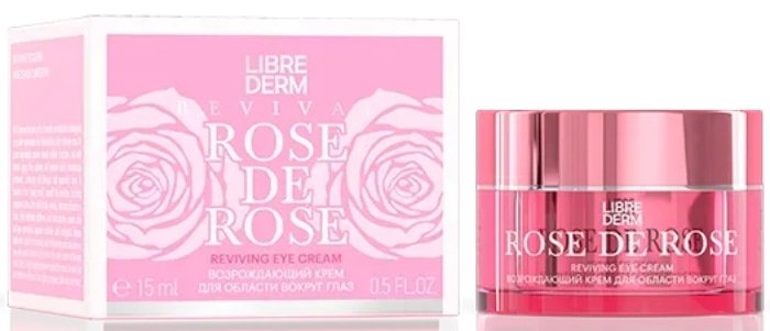 Librederm rose de rose крем возрождающий для области вокруг глаз 15мл