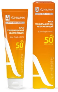 Achromin sun-blocking крем для лица и тела солнцезащитный экстра-защита spf50 100мл