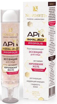 Novosvit api royal jelly эссенция для лица разглаживающая 35мл propolis