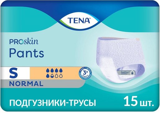 Tena Pants Normal Подгузники-трусы для взрослых р.S 15 шт