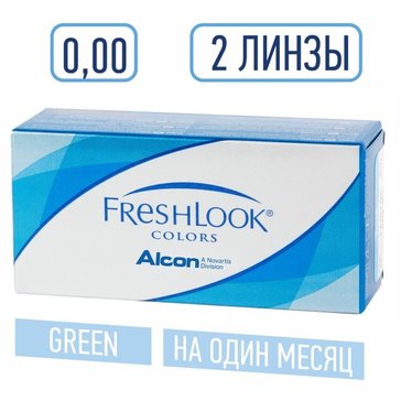 Alcon freshlook colors линзы контактные цветные -0.00 2 шт green