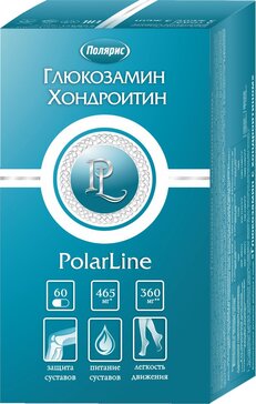 PolarLine Глюкозамин с хондроитином капс 60 шт