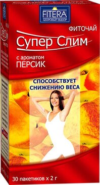 Супер Слим чай ф/пак 30 шт персик