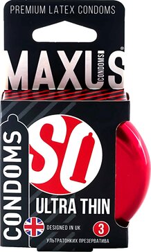 Презервативы ультратонкие Maxus sensitive 3 шт