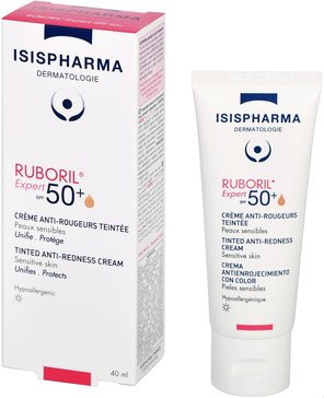 Ruboril expert spf50+ Дневной тонирующий крем от покраснений с SPF50+ 40 мл Isispharma