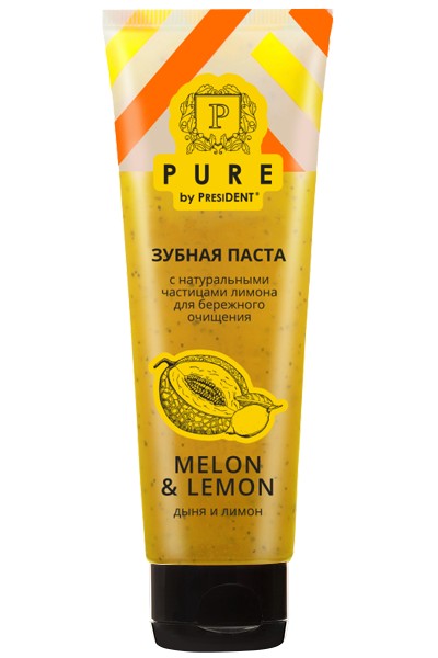 PURE by PresiDENT Дыня и лимон Зубная паста 100 г