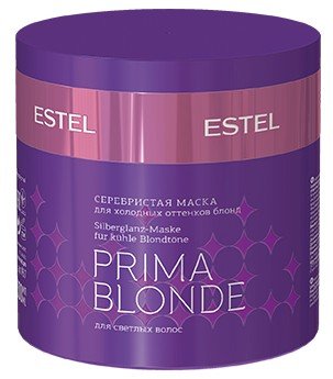 Серебристая маска для холодных оттенков блонд 300 мл Estel prima blonde