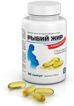 Рыбий жир очищенный капс 90 шт