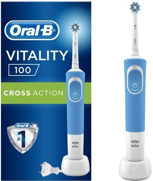 Oral-B Vitality щетка зубная 100 pro электрическая с насадкой cross action тип 3710