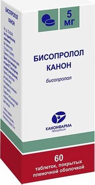 Бисопролол Канон таб 5 мг 60 шт