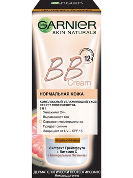 Garnier  bb cream секрет совершенства крем тональный 50мл тон 03 натуральный бежевый