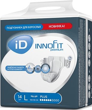 ID innofit подгузники для взрослых р.L 14 шт