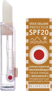 Belweder помада для губ солнцезащитная увлажняющая 4г spf 20 с вит.е