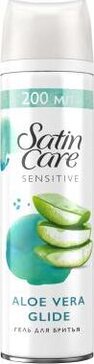 Satin Care Гель для бритья для чувствительной кожи Алоэ Вера 200 мл