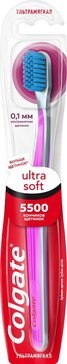 Зубная щетка Colgate Ultra Soft для эффективной чистки, ультрамягкая, цвет в ассортименте 1 шт