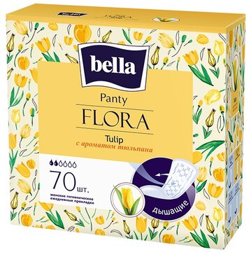 Bella flora прокладки ежедневные 70 шт panty tulip