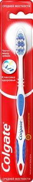 Зубная щетка средней жесткости Colgate Классика здоровья 1 шт, цвет в ассортименте