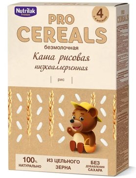 Нутрилак премиум каша безмолочная рисовая низкоаллергенная 200г procereals