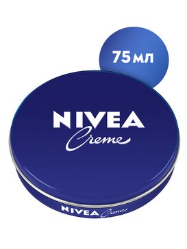 Увлажняющий универсальный крем Nivea Creme для лица, рук и тела с пантенолом, 75 мл