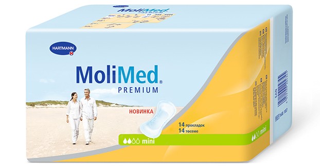 MoliMed Premium mini прокладки урологические 14 шт