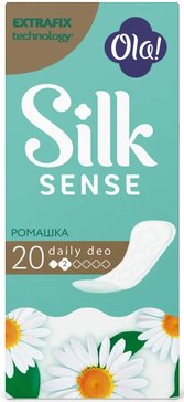 Прокладки ежедневные Ola! Silk Sense DAILY, аромат Солнечная ромашка 20 шт