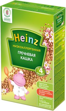 Heinz Безмолочная Низкоаллергенная гречневая каша с 4 мес. 200 г