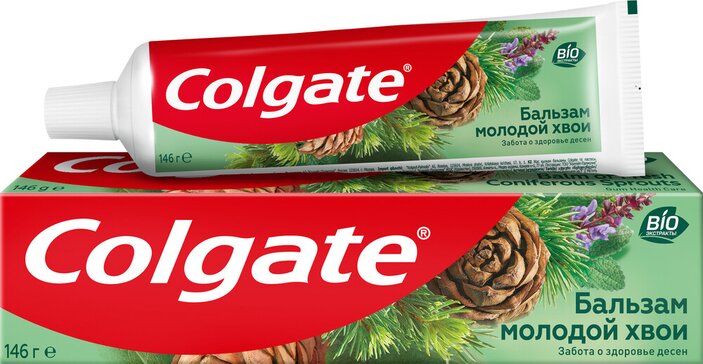 Colgate паста зубная 100 мл бальзам молодой хвои