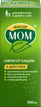 Доктор Мом сироп 100мл фл