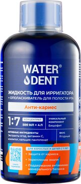 WATERDENT жидкость для ирригатора +ополаскиватель АНТИ-КАРИЕС Teens 500мл