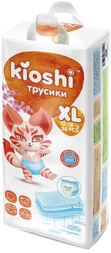 Kioshi Трусики р.XL (12-18 кг) 36 шт