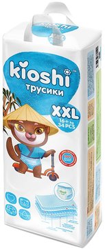 Kioshi Трусики р.XXL (16+кг) 34 шт