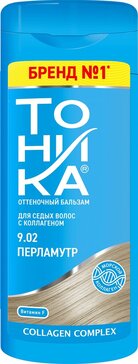 Тоника бальзам оттеночный для волос 150мл тон 9.02 перламутр