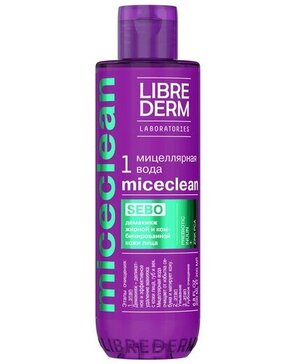 Librederm Miceclean Sebo Мицеллярная вода для жирной и комбинированной кожи 200 мл