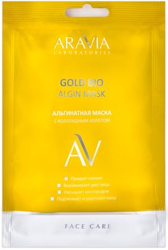 Альгинатная маска с коллоидным золотом Gold Bio Algin Mask 30г ARAVIA Laboratories