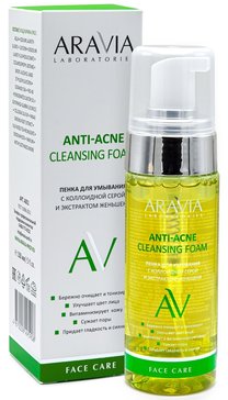 Пенка для умывания/anti-acne cleansing foam с коллоидной серой и экстрактом женьшеня 150 мл Aravia laboratories 