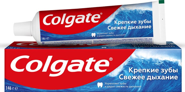 Colgate паста зубная 100мл свежее дыхание крепкие зубы