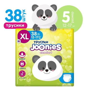 Joonies comfort Трусики р.XL (12-17 кг) 38 шт