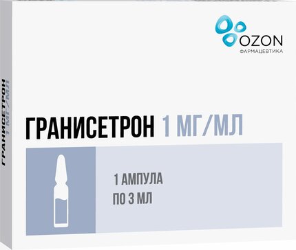 Гранисетрон концентрат для приготовления раствора для инфузий 1 мг/мл 3 мл амп 