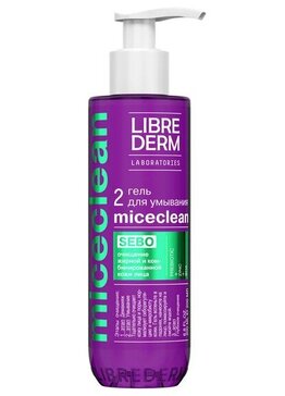 Librederm Miceclean Sebo Гель для умывания для жирной и комбинированной кожи 200 мл