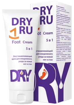 DRYRU (ДРАЙ РУ) FOOT Крем для ног 5в1 75 мл