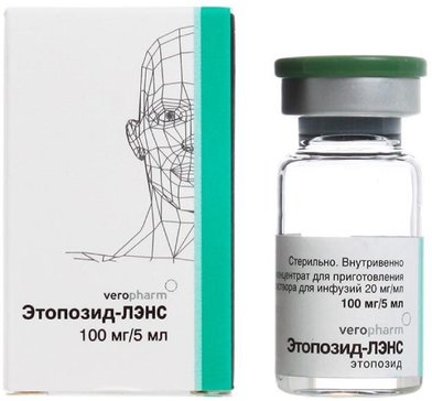 Этопозид-лэнс концентрат для приготовления раствора для инф. 20мг/мл 5мл фл 1 шт