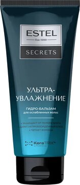 Estel secrets ультра-увлажнение гидро-бальзам 200мл для ослабленных волос