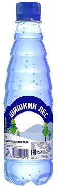 Шишкин лес вода питьевая 0.4л бут. газир.