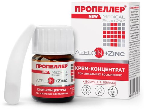 Крем-концентрат при локальных воспалениях «azeloin + zinc» 20мл Пропеллер