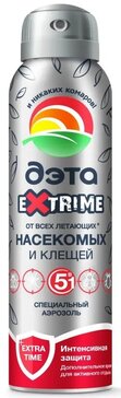 Дэта Extrime Аэрозоль специальный от всех летающих насекомых и клещей 5в1 150 мл