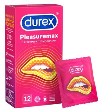 Презервативы Durex Pleasuremax 12 шт